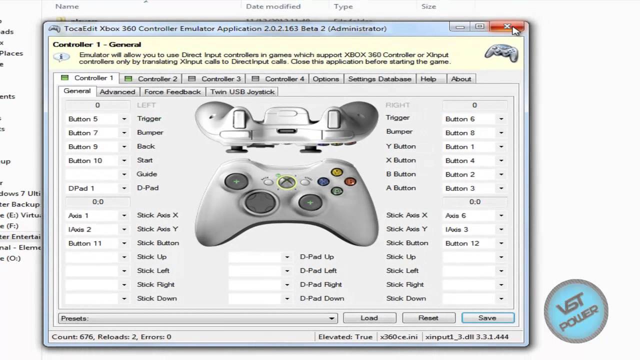 xbox 360 controller emulator download mac